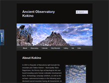 Tablet Screenshot of kokinoobservatory.mk